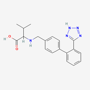 molecular formula C19H21N5O2 B12496442 N-{[2'-(1H-tetrazol-5-yl)biphenyl-4-yl]methyl}valine 