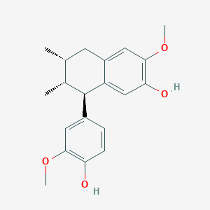molecular formula C20H24O4 B1249648 Isoguaiacin CAS No. 78341-26-1
