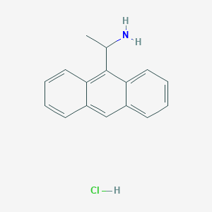 molecular formula C16H16ClN B12496547 (R)-1-(Anthracen-9-yl)ethanamine hydrochloride 