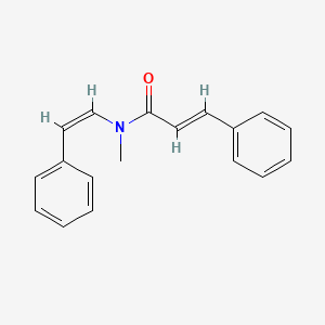 molecular formula C18H17NO B1249669 Lansiumamide B CAS No. 77527-97-0