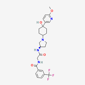 molecular formula C26H31F3N4O4 B1249672 INCB 3284 CAS No. 887401-92-5