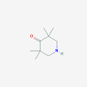 molecular formula C9H17NO B1249673 3,3,5,5-Tetramethyl-4-piperidone 