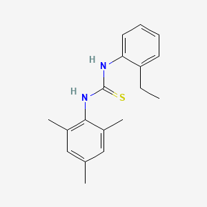 molecular formula C18H22N2S B12496798 1-(2-Ethylphenyl)-3-(2,4,6-trimethylphenyl)thiourea 