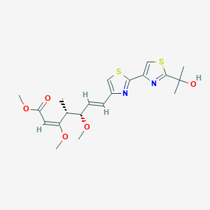 molecular formula C20H26N2O5S2 B1249687 Cystothiazole B 