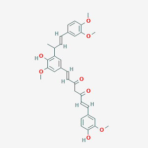 molecular formula C33H34O8 B1249688 cassumunin A 
