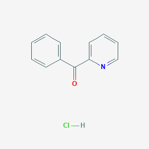 molecular formula C12H10ClNO B12496930 Phenyl(pyridin-2-yl)methanone hydrochloride 