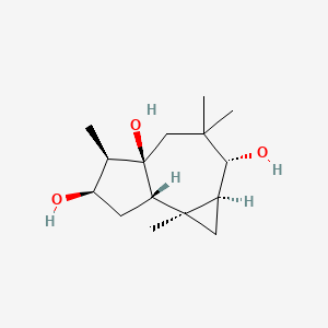 molecular formula C15H26O3 B1249701 Africantriol 
