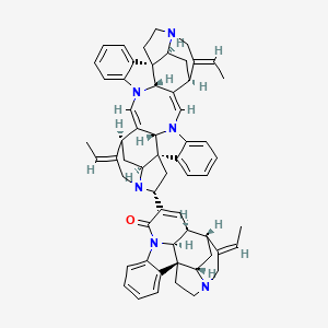 molecular formula C59H60N6O B1249702 Strychnohexamine 