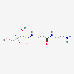 molecular formula C11H23N3O4 B12497158 N-{2-[(2-aminoethyl)carbamoyl]ethyl}-2,4-dihydroxy-3,3-dimethylbutanamide 