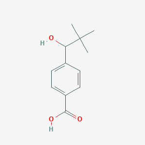 Benzoicacid, 4-(1-hydroxy-2,2-dimethylpropyl)-