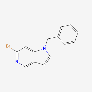 molecular formula C14H11BrN2 B12497323 1-Benzyl-6-bromo-1H-pyrrolo[3,2-c]pyridine 