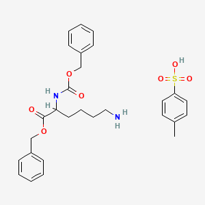 molecular formula C28H34N2O7S B12497357 Lys(Z)-OBzl.TosOH 
