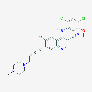 molecular formula C27H27Cl2N5O2 B1249749 SKS-927 