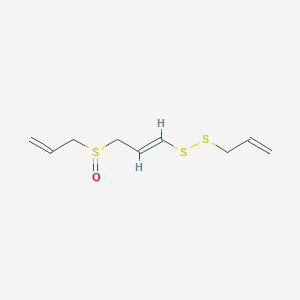 molecular formula C9H14OS3 B124975 Ajoene CAS No. 92285-01-3