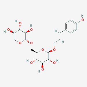 molecular formula C20H28O11 B1249750 Rossicasin A 