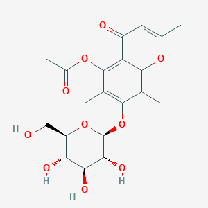 molecular formula C20H24O10 B1249755 Uncinoside B 