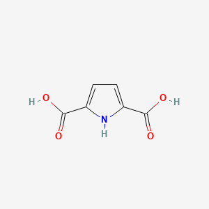 molecular formula C6H5NO4 B1249760 1H-pyrrole-2,5-dicarboxylic Acid CAS No. 937-27-9