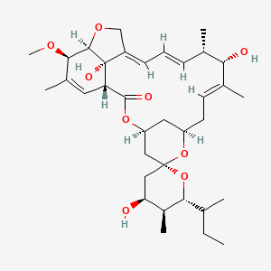 molecular formula C35H52O9 B1249765 Avermectin A2a aglycone 