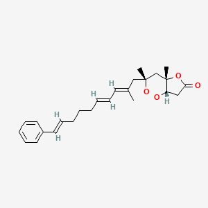 molecular formula C25H32O4 B1249784 Plakortolide H 