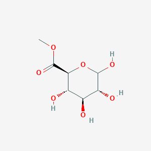 molecular formula C7H12O7 B1249798 D-Glucopyranuronic acid methyl ester 