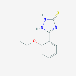 molecular formula C10H11N3OS B012498 5-(2-Ethoxyphenyl)-4H-1,2,4-triazole-3-thiol CAS No. 19982-35-5