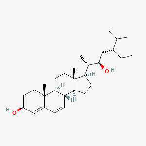 molecular formula C29H48O2 B1249800 Halosterol B 