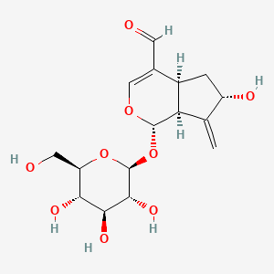 molecular formula C16H22O9 B1249802 Gardaloside 