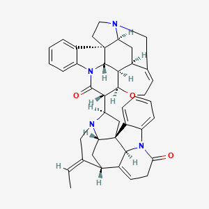 molecular formula C42H42N4O3 B1249810 strychnogucine A 