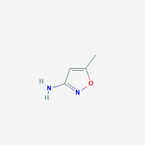 molecular formula C4H6N2O B124983 3-Amino-5-methylisoxazole CAS No. 1072-67-9