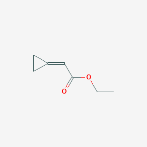 molecular formula C7H10O2 B1249833 Ethyl 2-cyclopropylideneacetate CAS No. 74592-36-2