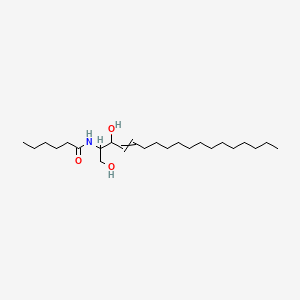 molecular formula C24H47NO3 B12498492 C6-Ceramide; N-Hexanoylsphingosine 