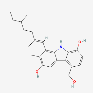 molecular formula C23H29NO3 B1249852 Carbazomadurin B 