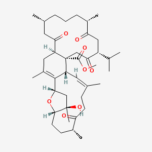 molecular formula C41H62O8 B1249859 methyl tortuoate B 
