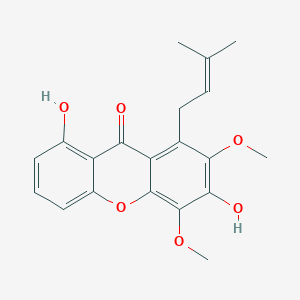 molecular formula C20H20O6 B1249881 5-O-methylcelebixanthone 