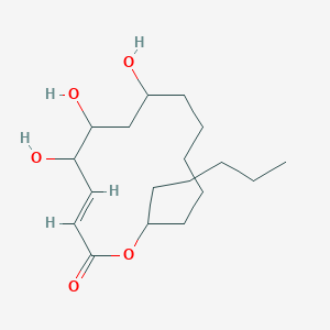 molecular formula C18H32O5 B1249883 Antibiotic Sch 725674 
