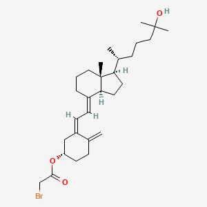 molecular formula C29H45BrO3 B1249889 25-Hydroxyvitamin D3-bromoacetate 