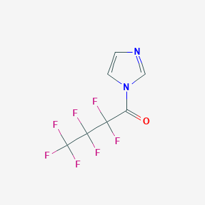 molecular formula C7H3F7N2O B124989 n-Heptafluorobutyrylimidazole CAS No. 32477-35-3
