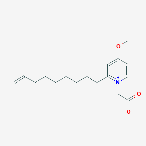 2-(4-Methoxy-2-non-8-enylpyridin-1-ium-1-yl)acetate
