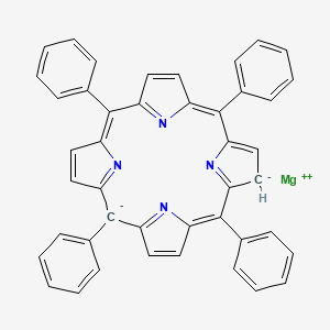 molecular formula C44H28MgN4 B12499152 magnesium;5,10,15,20-tetraphenyl-2H-porphyrin-2,15-diide 