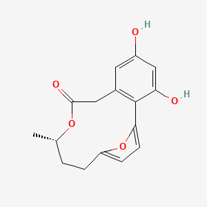 molecular formula C16H16O5 B1249921 (S)-(+)-Citreofuran 
