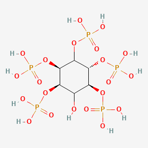 molecular formula C6H17O21P5 B1249951 1D-myo-inositol 1,2,3,5,6-pentakisphosphate CAS No. 26326-85-2