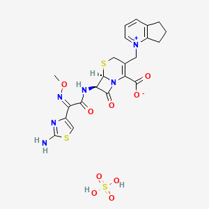 molecular formula C22H24N6O9S3 B1249957 Cefpirome Sulfate CAS No. 98753-19-6
