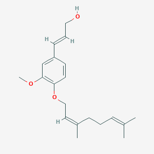 (E)-3-[4-[(2Z)-3,7-dimethylocta-2,6-dienoxy]-3-methoxyphenyl]prop-2-en-1-ol