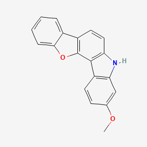 molecular formula C19H13NO2 B12499676 3-Methoxy-5H-benzofuro[3,2-c]carbazole 