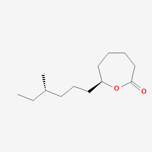 (6R,10S)-10-methyl-6-dodecanolide