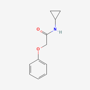molecular formula C11H13NO2 B12499728 N-cyclopropyl-2-phenoxyacetamide 