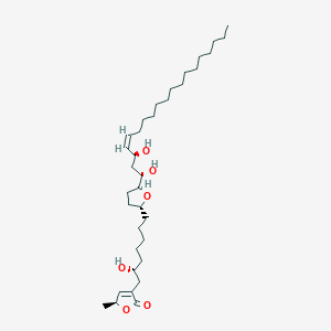 molecular formula C35H62O6 B1249994 Goniotrionin 