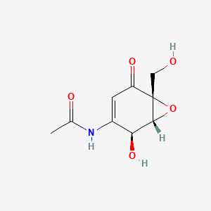 molecular formula C9H11NO5 B1249995 cetoniacytone A 