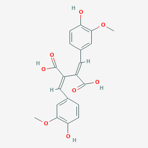 molecular formula C20H18O8 B1249996 8,8'-Diferulic acid 