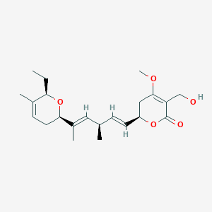 molecular formula C22H32O5 B1250001 Jerangolid A 